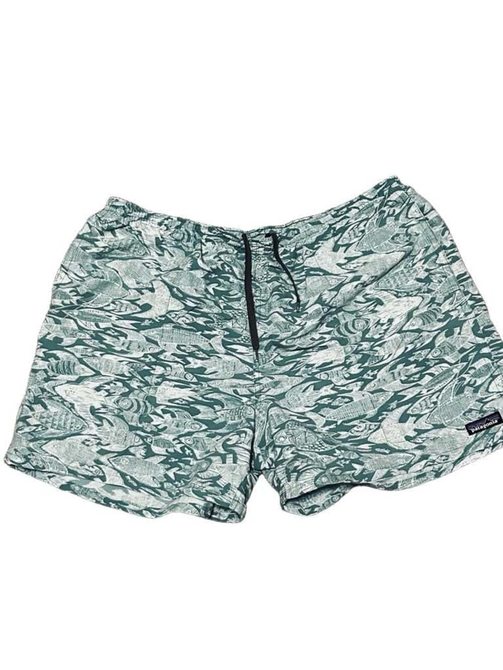 Patagonia Patagonia Baggies Size XXL 5 inch inseam Fish Pattern